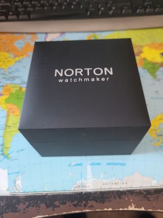 Reloj Norton Janus Plata Cronógrafo