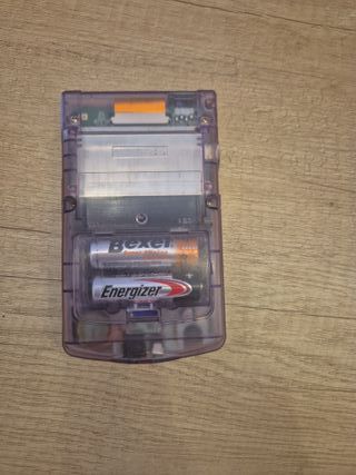 Game Boy Color Morado Transparente con juego