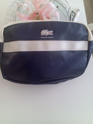Bandolera Lacoste Roland Garros Azul/Blanco