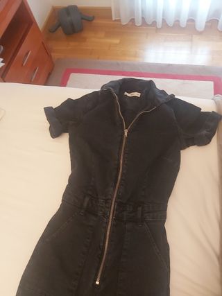 Mono vaquero negro talla S