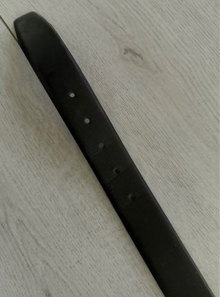 Cintura BILANCIONI pelle nera fibbia oro