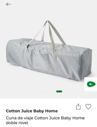 Cuna de viaje Cotton Juice Baby Home