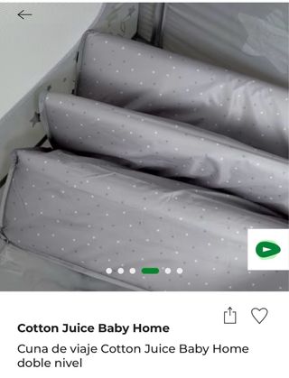 Cuna de viaje Cotton Juice Baby Home