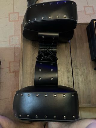 Alforjas Moto Custom Cuero Negro