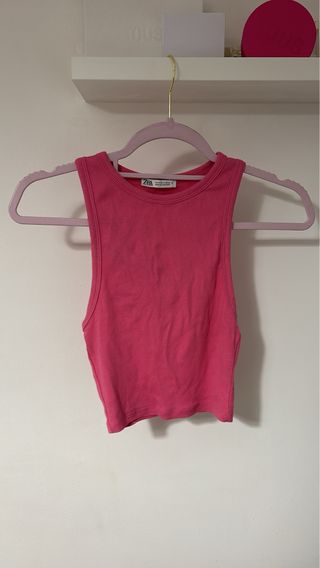 Top Zara Rosa Talla S