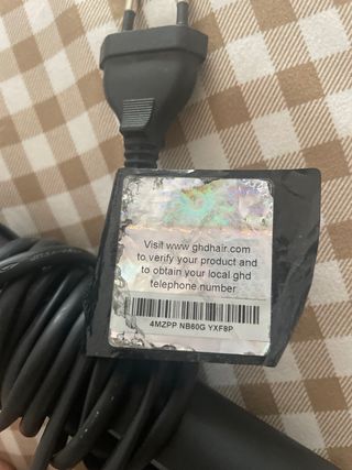 Planchas de pelo ghd negras para reparar