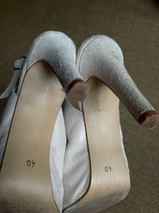 Zapatos fiesta peep-toe piel