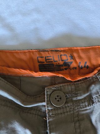 Pantalón corto hombre beige