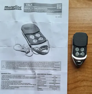 Mando garaje Motorline 4 botones