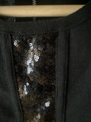 Tubino nero con paillettes