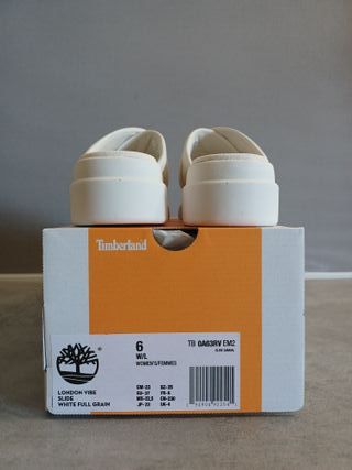 Timberland London Vibe Mules Plataforma Blancas