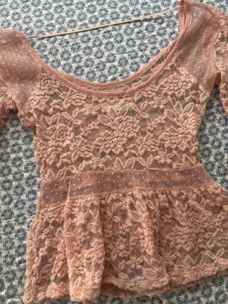 Blusa de encaje
