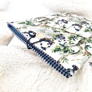 Funda para libros osos panda 
