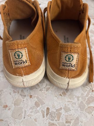 Zapatos Natural World Mujer Talla 37 Naranja. 