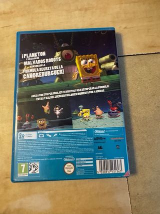 Bob Esponja La Venganza de Plankton Wii U