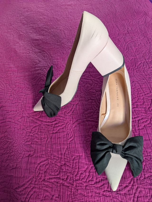 Zapatos Zara,usados una ocasión, con algún roc