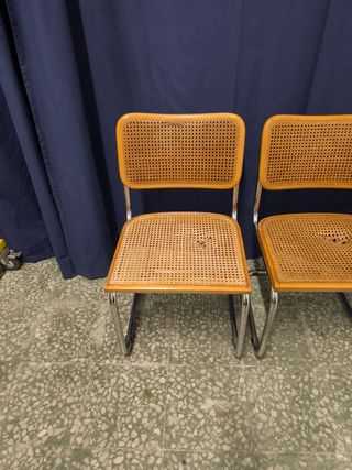 3 Sillas Cesca vintage