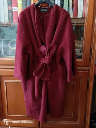 Cappotto Luisa Spagnoli Rosso Taglia M