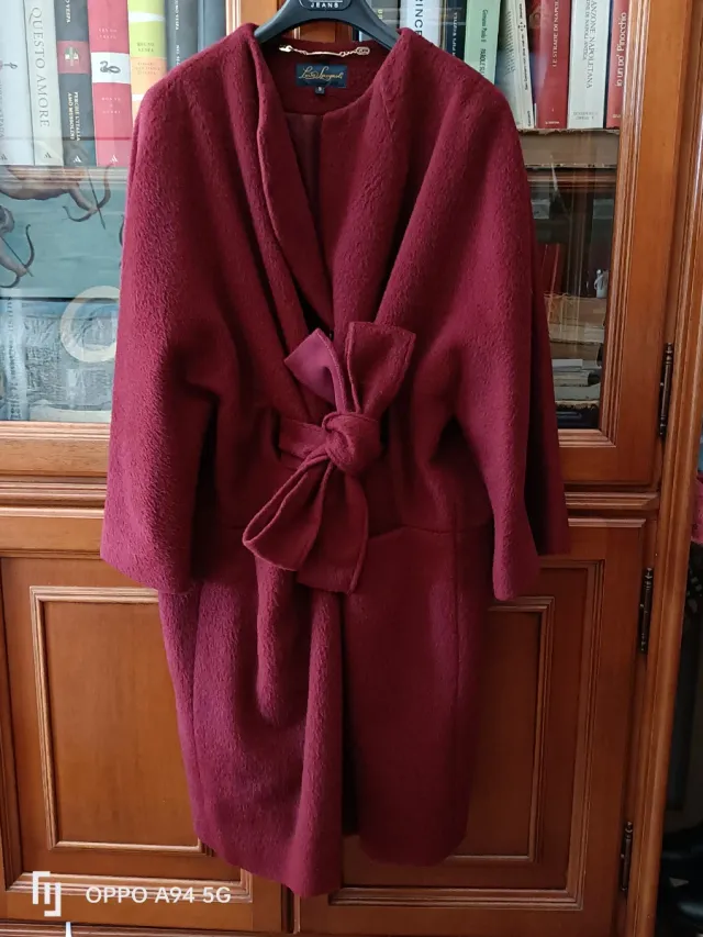Cappotto Luisa Spagnoli Rosso Taglia M