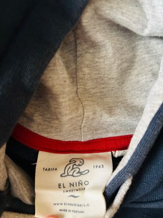 Sudadera El Niño Azul con Estampado