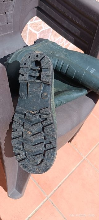 Botas de agua Forwalk verdes para trabajo.