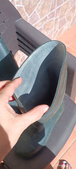 Botas de agua Forwalk verdes para trabajo.
