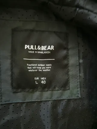 Impermeable Pull&Bear verde