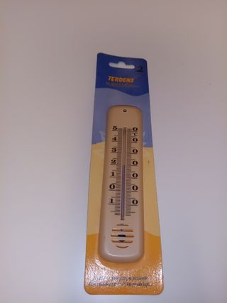 Termómetro de interior beige