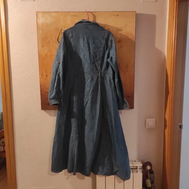 Vestido vaquero largo azul