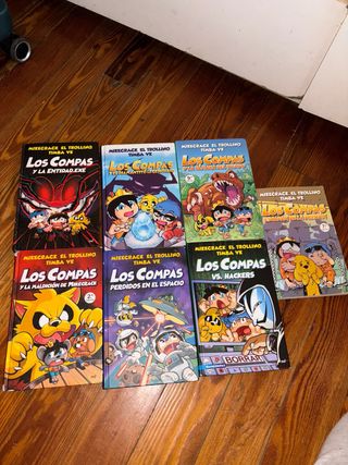 Pack 7 libros Mikecrack el trollino timba Vk.