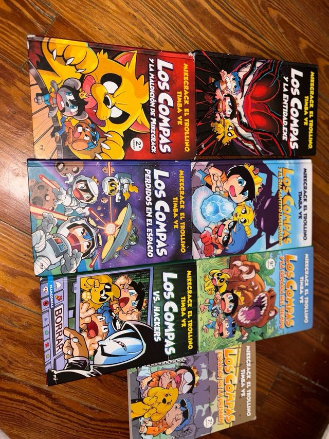 Pack 7 libros Mikecrack el trollino timba Vk.