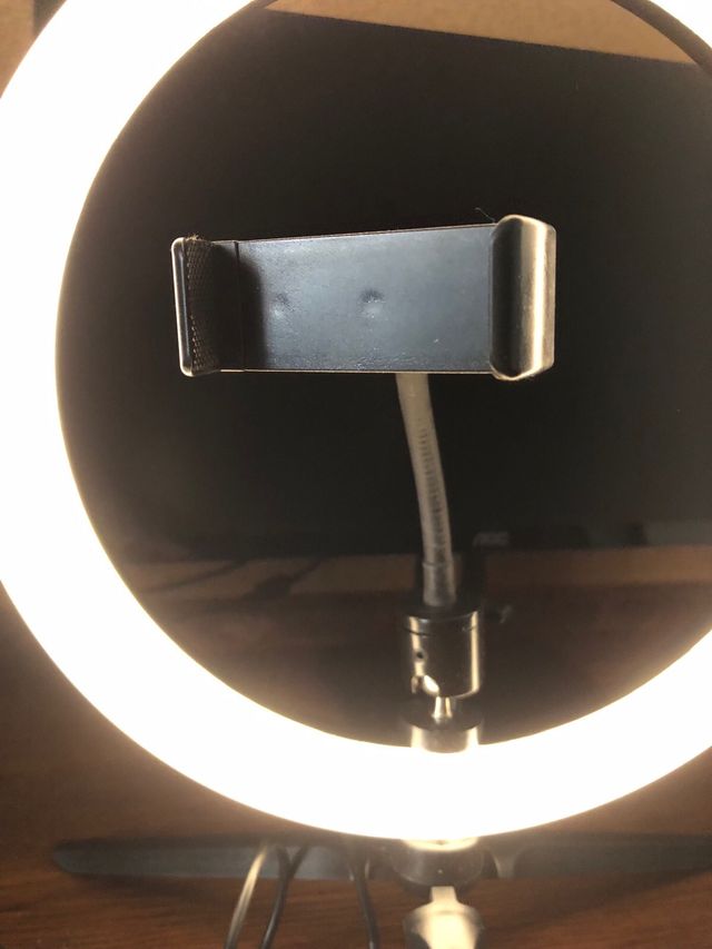 Aro de Luz LED 30cm con Soporte Móvil