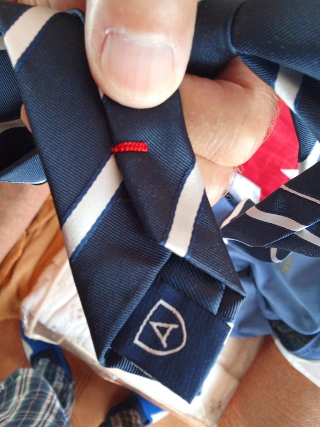 Corbata Álvaro Moreno Azul y Blanco