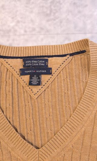 Jersey Tommy Hilfiger Mujer Talla M Beige Ref-4740