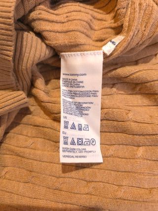 Jersey Tommy Hilfiger Mujer Talla M Beige Ref-4740