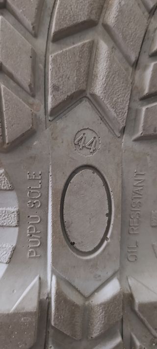 Zapatos de seguridad azules y grises Aníbal 3 dias