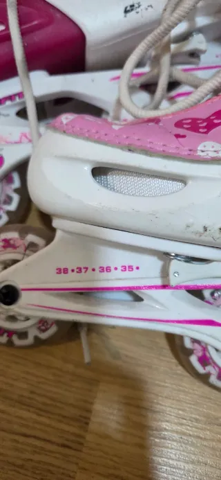Patines en línea infantiles rosas
