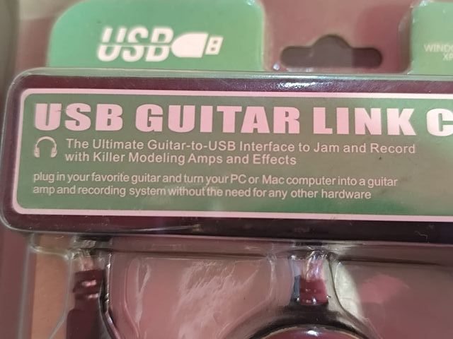 Interfaz USB Guitarra Link Cable
