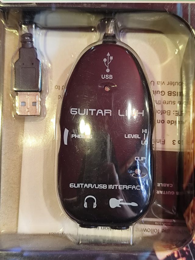 Interfaz USB Guitarra Link Cable