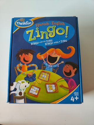 Juego de mesa Zingo! Español-Inglés