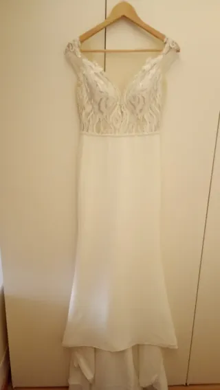 Vestido de Novia Mónica Loretti Talla Pequeña