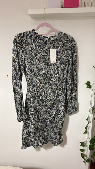 Vestido Mango floral talla S