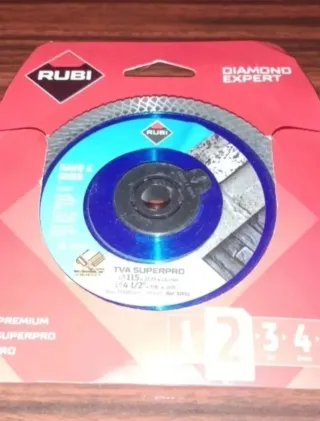 Disco Diamante Rubi TVA 115mm