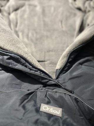 Funda cochecito invierno bebe color gris