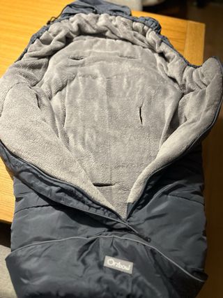 Funda cochecito invierno bebe color gris