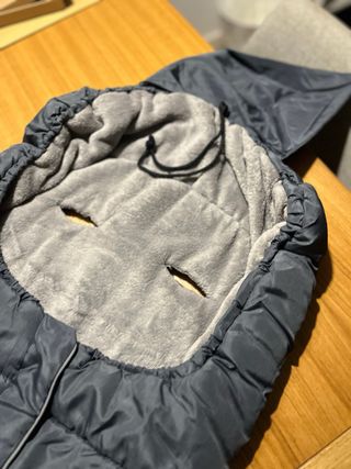 Funda cochecito invierno bebe color gris