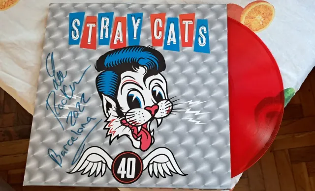 Stray Cats - Vinilo Firmado 40 Aniversario