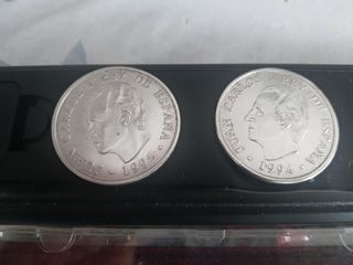 Lote monedas plata España Historia Peseta