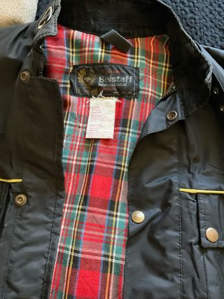 Cazadora Belstaff Negra Caballero