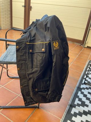 Cazadora Belstaff Negra Caballero